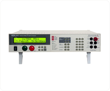 Vitrek 9511 electrical safety analyzer for hipot and insulation testing.